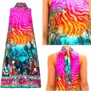 Camilla Back Neck Tie Short
Dress Untamed